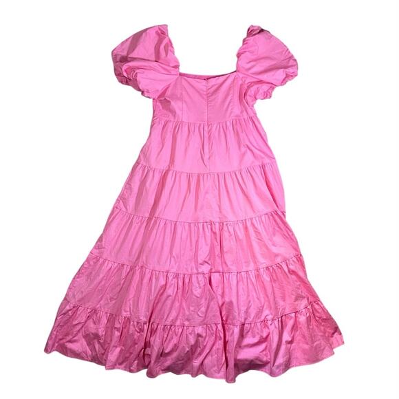 TCEC Balloon Sleeve Tiered Maxi Dress NWT - L - Picture 4 of 4